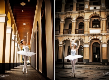 西安芭蕾舞演員攝影照片